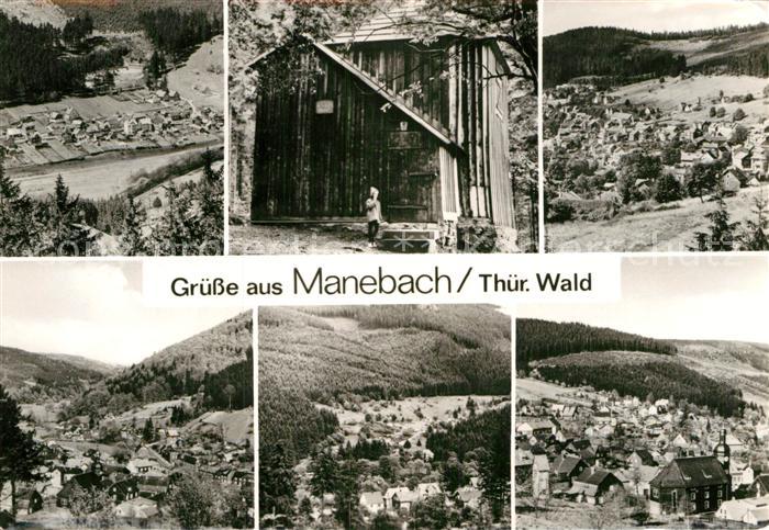 Manebach Goethehaeuschen Hoellkopf Helenenruhe Goldhelm Sturmheide