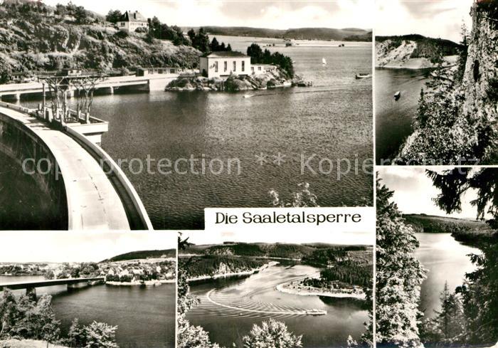 Saaletalsperre Stausee Sperrmauer Totenfels Saalburg Blaupunkt Biere
