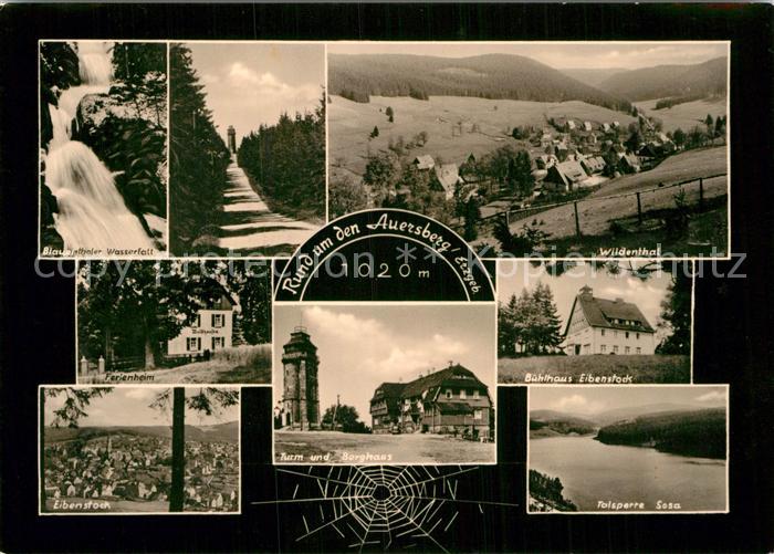 Auersberg Wildenthal Blauenthaler Wasserfall Ferienheim Buehlhaus Eibenstock