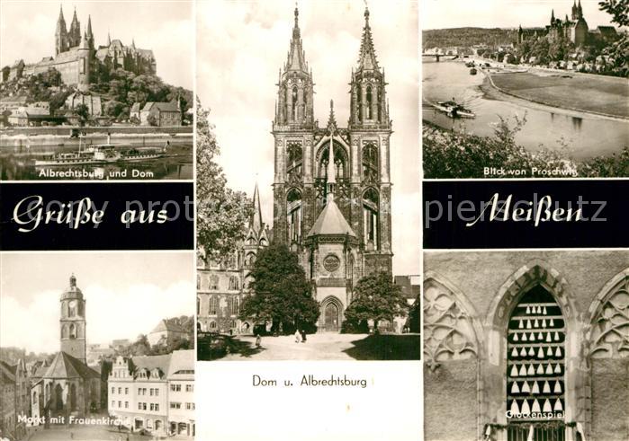 Meissen Elbe Sachsen Dom Albrechtsburg Markt Frauenkirche