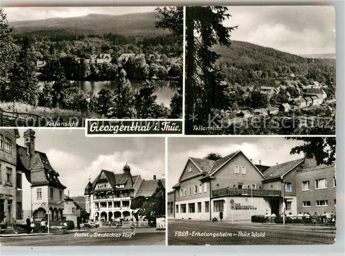 Georgenthal Gotha Hotel Deutscher Hof Erholungsheim Thueringer Wald