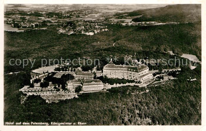 Petersberg Koenigswinter Hotel Fliegeraufnahme