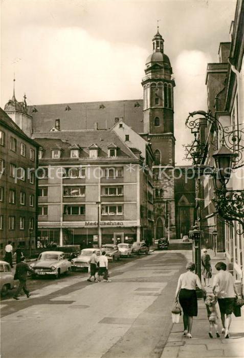 LEIPZIG Sachsen Burgstrasse Thomaskirche