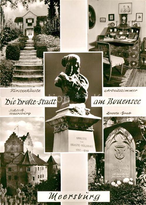 Meersburg Bodensee Schloss Fuerstenhaeusle Droste-Grab