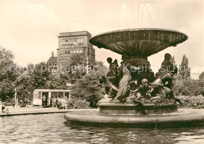 DRESDEN Elbe Stilles Wasser von Robert Diez Platz der Einheit