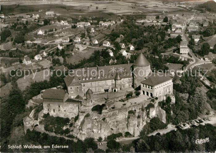 Schloss Waldeck Fliegeraufnahme