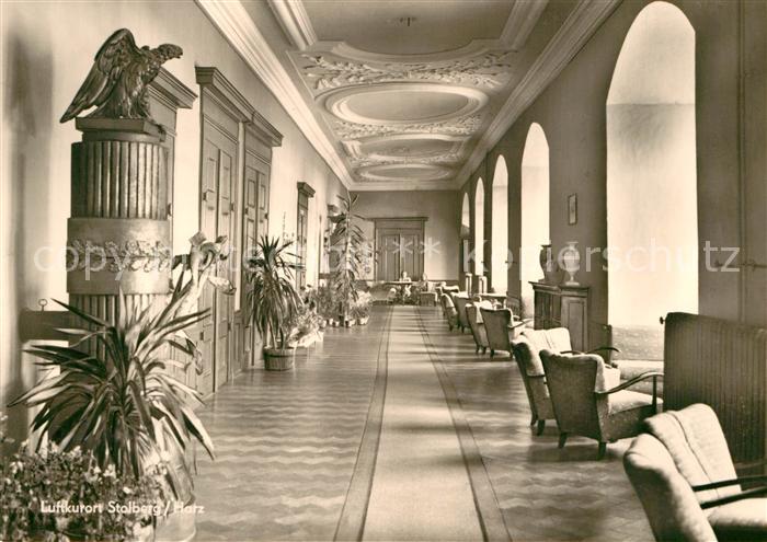 Stolberg Harz FDGB-Erholungsheim Comenius Breiter Gang