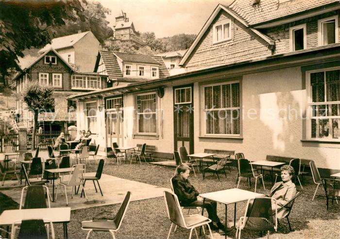Schwarzburg Thueringer Wald FDGB-Erholungsheim Johann Wolfgang von Goethe