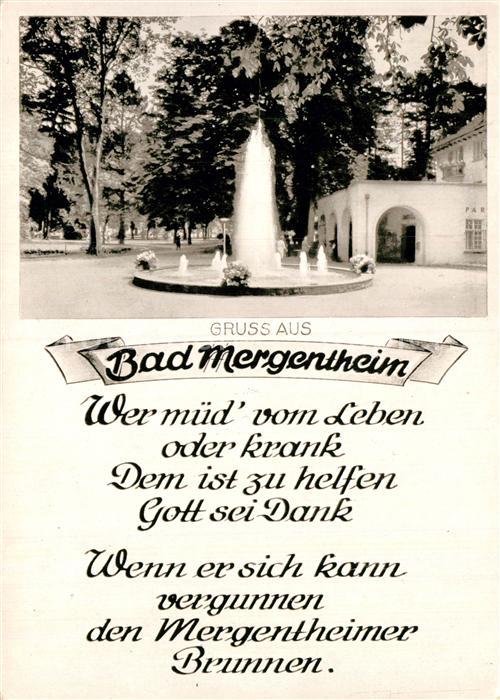 Bad Mergentheim Brunnen