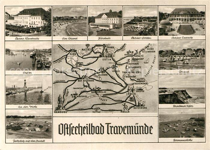 Travemuende Ostseebad Casino Hermannshoehe An der Mole