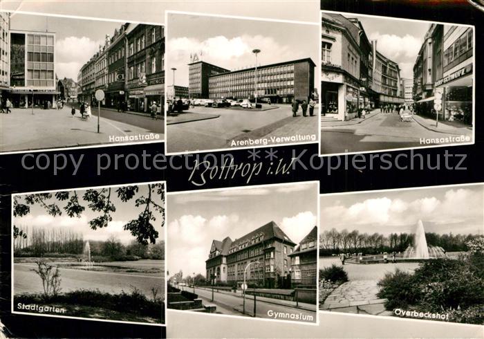 Bottrop Hansastrasse Arenberg-Verwaltung Gymnasium
