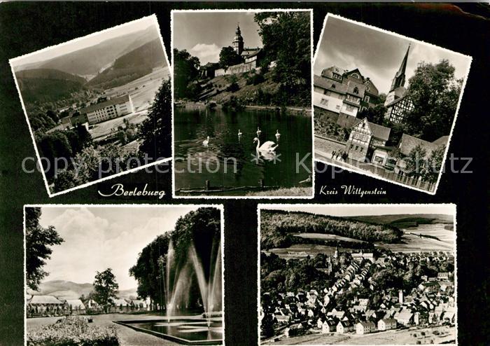 Berleburg Bad Schwan Brunnen