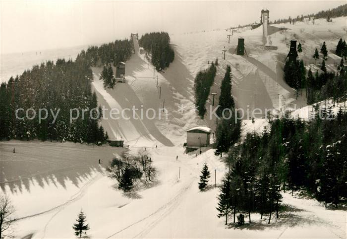 Oberwiesenthal Erzgebirge Sprungschanzen