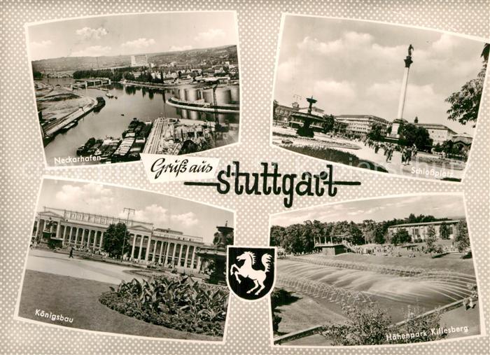STUTTGART  CITY Schlossplatz Hoehenpark Killesberg Koenigsbau