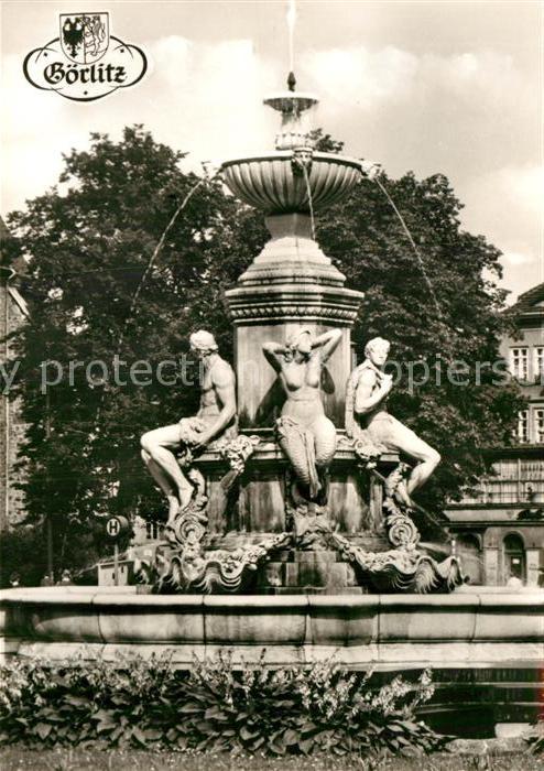 Goerlitz Sachsen Zierbrunnen Platz der Befreiung