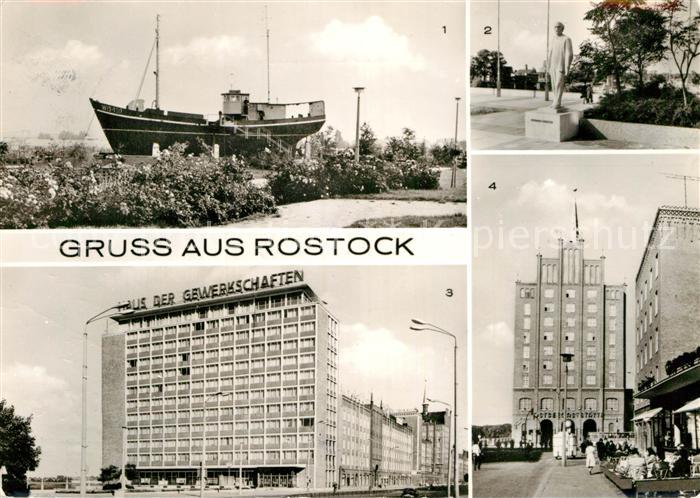 ROSTOCK  CITY HO-Gaststaette Kutter Hermann-Duncker-Platz