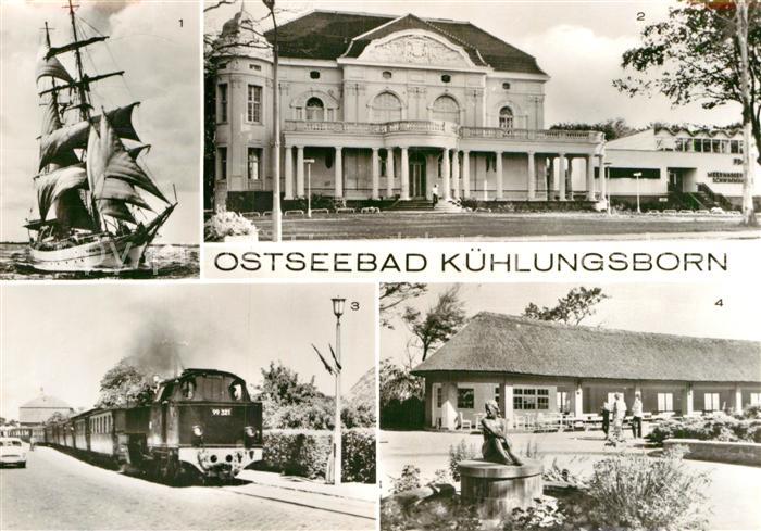 Kuehlungsborn Ostseebad Segelschiff Wilhelm Pieck Gaststaette Baltic Molli