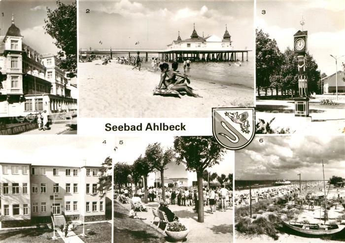 Ahlbeck Ostseebad Erholungsheim Bernhard Goering Fortschritt Seebruecke