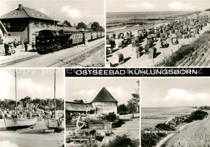 Kuehlungsborn Ostseebad Molly Konzertgarten Ost Strand