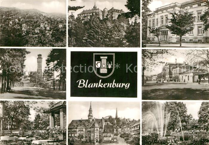 Blankenburg Harz Brunnen Turm Schloss