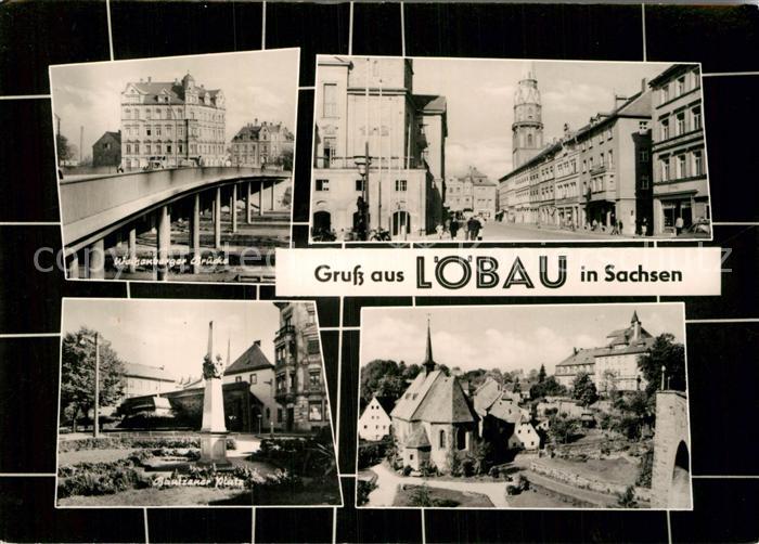 Loebau Sachsen Weissenberger Bruecke Bautzener Platz