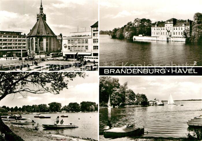 Brandenburg Havel Molkenmarkt Schloss Bootsliegeplatz Plauer See