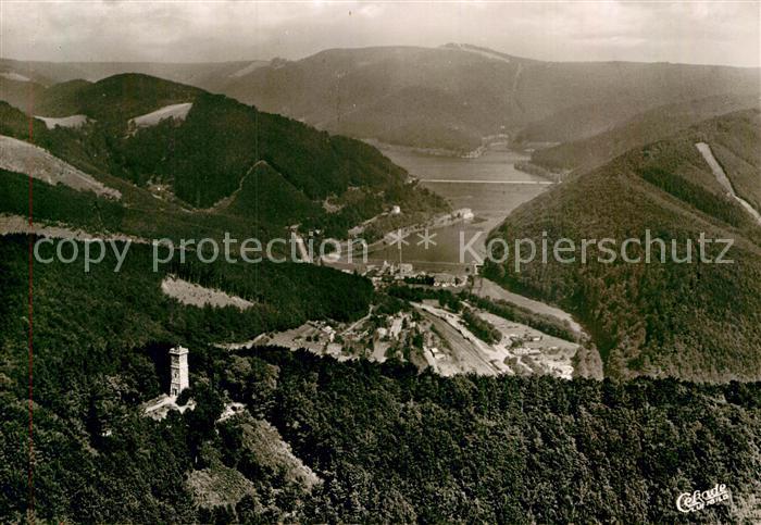 St Andreasberg Harz Fliegeraufnahme Bismarckturm Odertalsperre