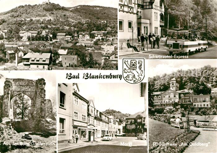 Bad Blankenburg Schwarzwald-Express FDGB-Heim Am Goldberg Markt