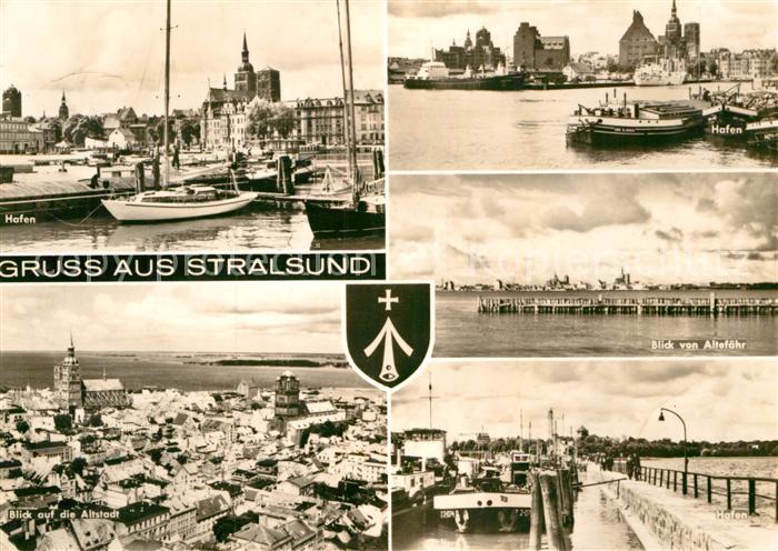 Stralsund Mecklenburg Vorpommern Hafen Altstadt