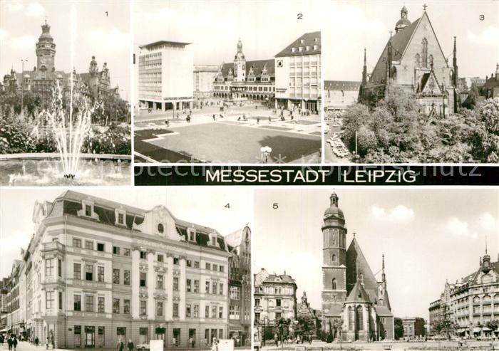 LEIPZIG Sachsen Neues altes Rathaus Thomaskirche