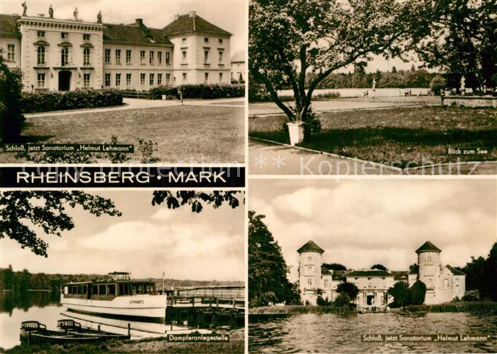 Rheinsberg Schloss Dampferanlegestelle