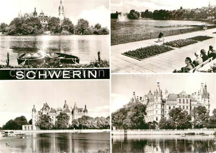 Schwerin Mecklenburg Schloss Pfaffenteich