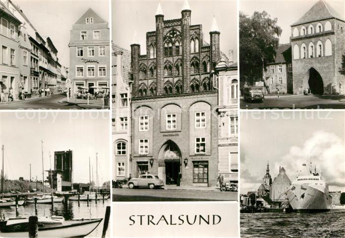 Stralsund Mecklenburg Vorpommern Leninplatz Knieper Tor Alter Markt Bertram-Wulf