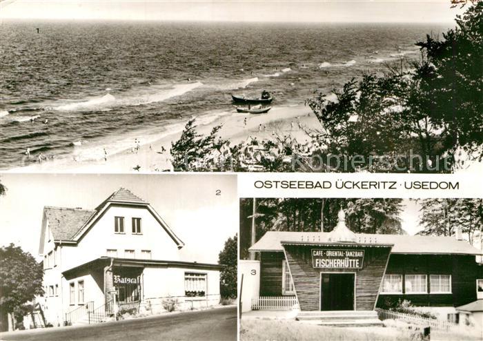 ueckeritz Usedom Strand Ratscafe Fischerhuette