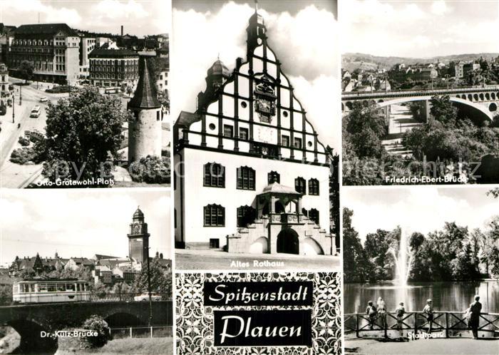 Plauen Vogtland Altes Rathaus Otto-Grotewohl-Platz