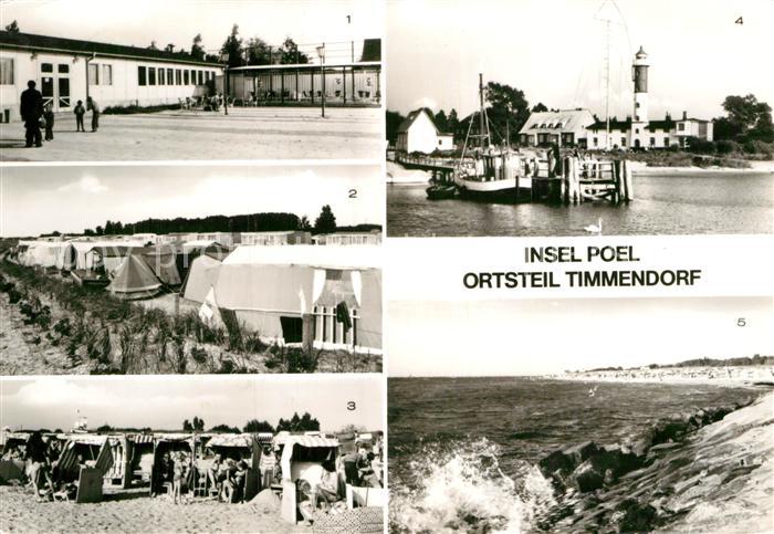 Timmendorf Insel Poel Camping Gaststaette Lotsenhafen Leuchtturm