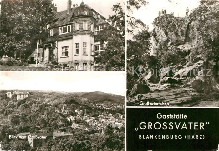 Blankenburg Harz Gaststaette Grossvater Grossvaterfelsen