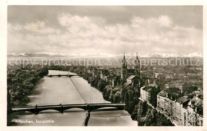 Muenchen Bayern Isarpartie