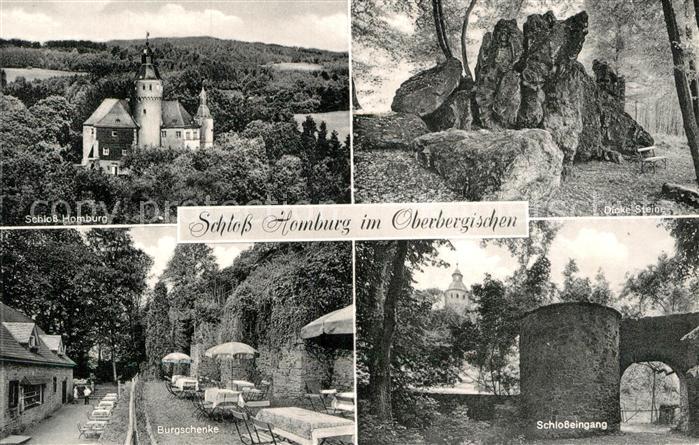 Nuembrecht Burgschenke Schloss Homburg Dicke Steine Burgschenke Schlosseingang