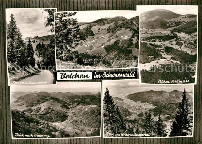 Belchen Baden Kaltwasser Panorama Neuenweg Untermuenstertal