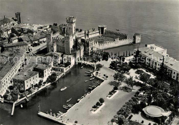 Sirmione Lago di Garda Fliegeraufnahme