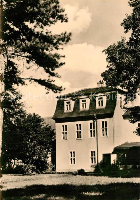 Jena Thueringen Schillergarten mit Schillerhaus