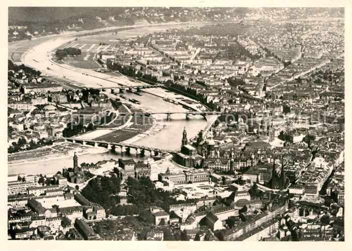 DRESDEN Elbe Fliegeraufnahme