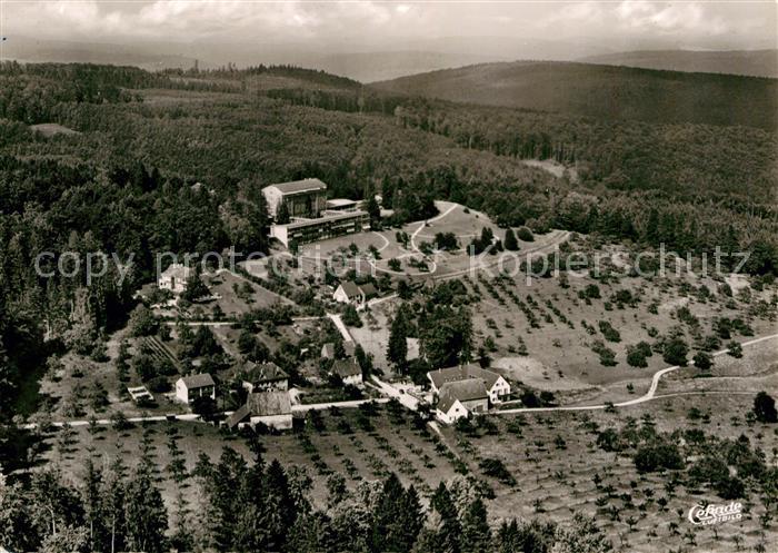 Heidelberg Neckar Deer Kohlhof mit Sanatorium Fliegeraufnahme