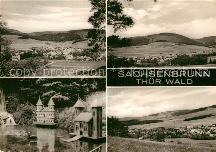 Sachsenbrunn Panorama Teilansichten