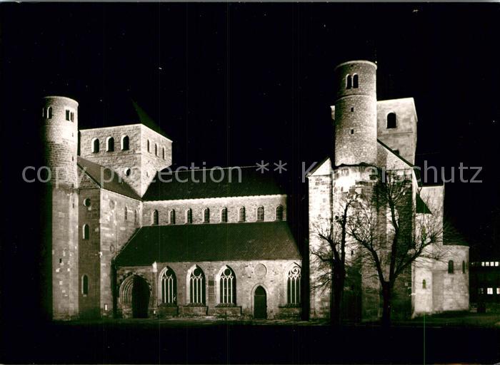 HILDESHEIM  CITY St Michael in Festbeleuchtung