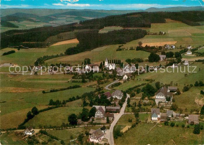 Fredeburg Schmallenberg Fliegeraufnahme Haus Bergfrieden