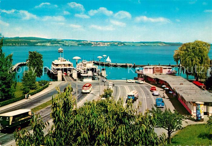 Konstanz Bodensee Autofaehre Konstanz Meersburg