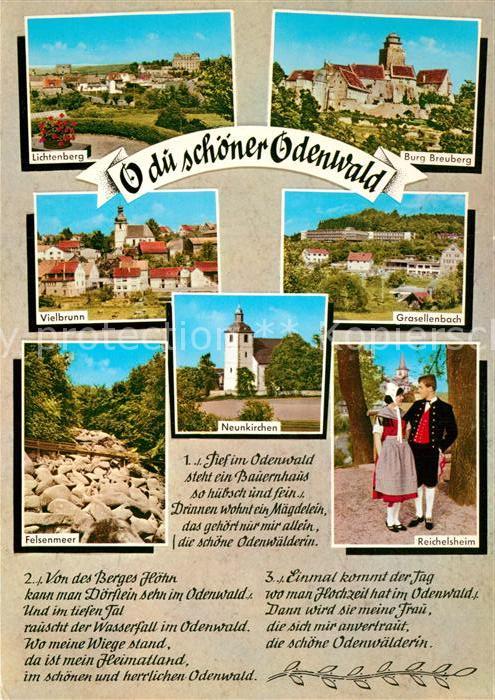 Odenwald Lichtenberg Burg Breuberg Vielbrunn Grasellenbach Felsenmeer Neunkirche