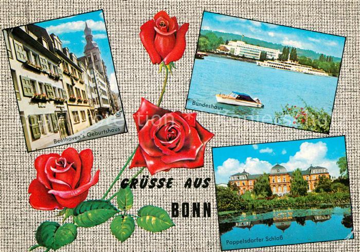 Bonn Rhein Beethovens Geburtshaus Bundeshaus Pappelsdorfer Schloss